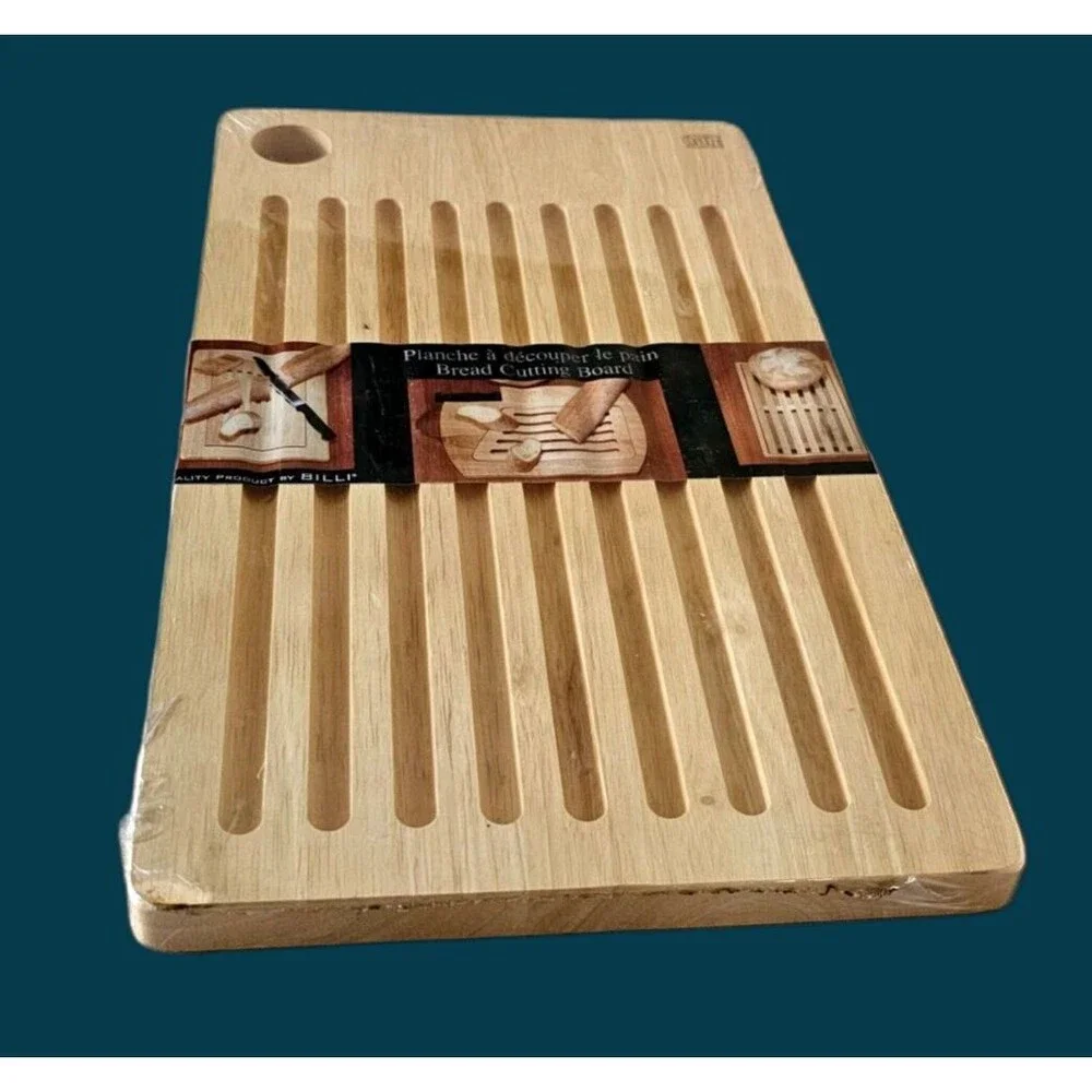 Bread Cutting Board Rubberwood 15 3/4